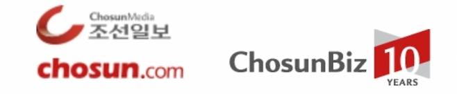 ▲조선일보 로고(왼쪽)와 조선비즈의 로고(오른쪽).