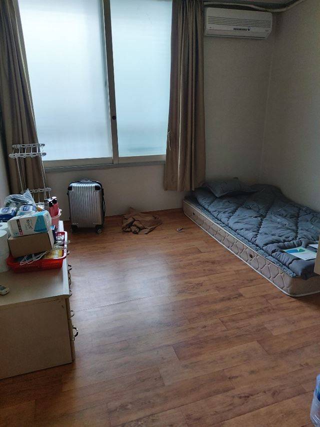 대구에서 신종 코로나 확진 판정을 받은 김모(18)양이 지난 9일 입소해 완치 때까지 머문 경북 구미시 LG디스플레이의 동락원기숙사 내 생활치료시설. 김양 제공