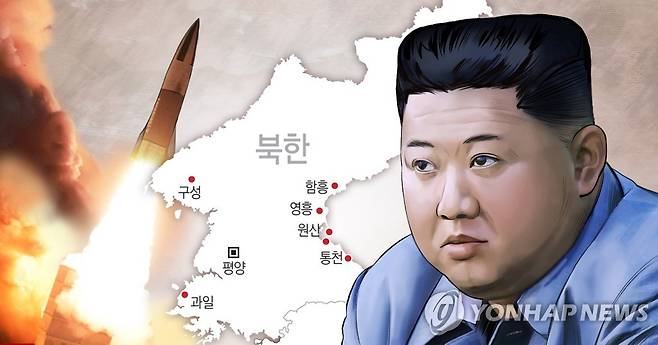 북한 신형 발사체 (PG) [정연주 제작] 사진합성·일러스트
