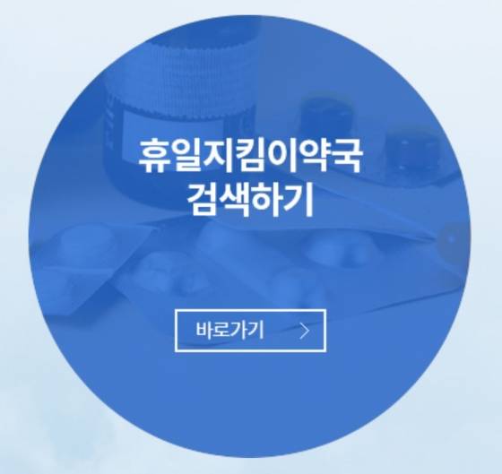/사진=휴일지킴이약국 검색하기 홈페이지