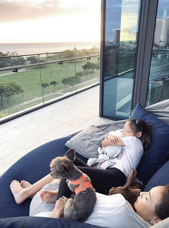 ▲ 하와이에 거주 중인 추사랑 가족. 출처ㅣ야노시호 SNS