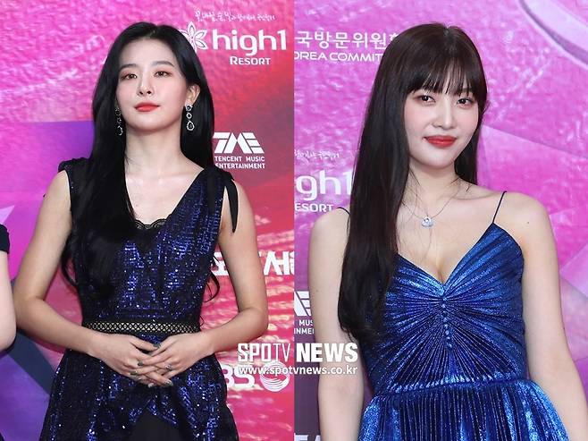 ▲ 레드벨벳 슬기(왼쪽). 조이. ⓒ곽혜미 기자