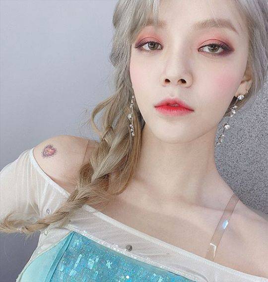 AOA 지민 인스타그램 캡처.