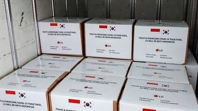 인도네시아에 한국산 진단키트 5만 회 분량 전달한 LG