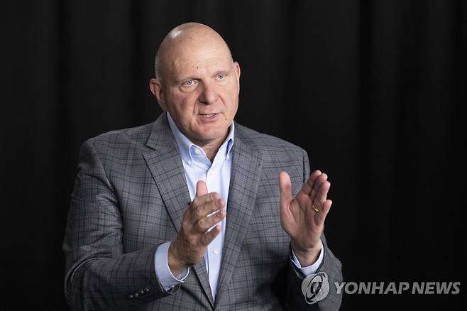 스티븐 발머 LA 클리퍼스 구단주 [AP=연합뉴스]