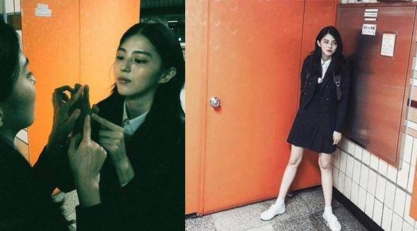 한소희. 사진=온라인 커뮤니티