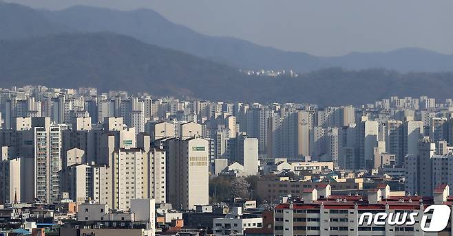 서울 강남권 아파트 모습.(뉴스1 자료사진)© News1 구윤성 기자