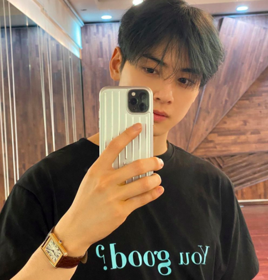 ▲ 차은우가 아스트로 컴백 준비 중이다. 출처l차은우 SNS