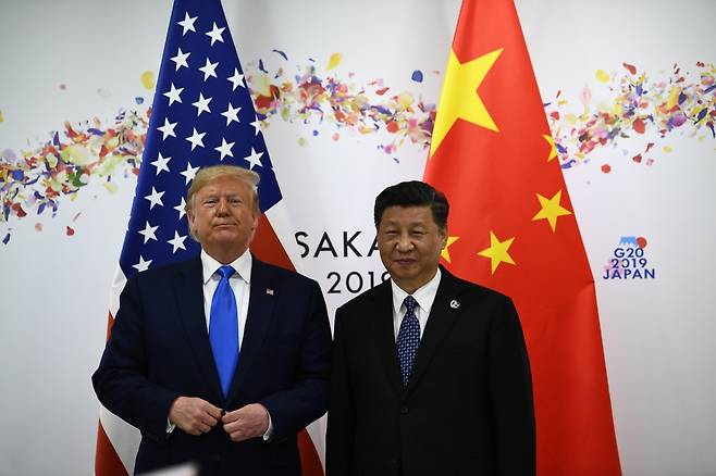 도널드 트럼프 미국 대통령과 시진핑 중국 국가주석. /사진=AFP