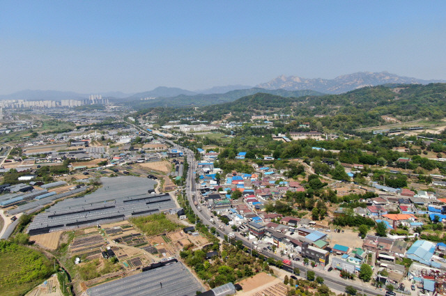 고양 창릉 신도시 전경.