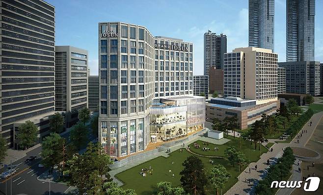 '그랜드 조선 부산' 조감도.(신세계조선호텔 제공)© 뉴스1
