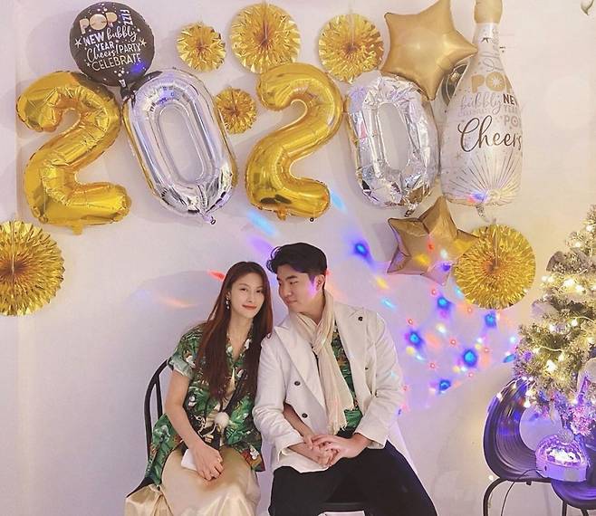 ▲ 박규리와 연인 송자호(왼쪽부터). 출처ㅣ박규리 SNS