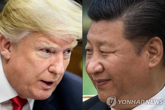 도널드 트럼프 미 대통령(왼쪽)과 시진핑 중국 국가주석 [AFP=연합뉴스]