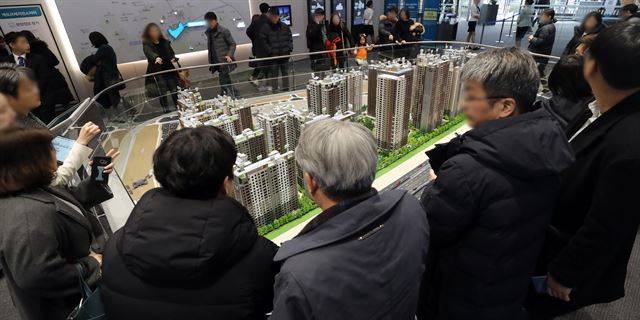 서울 강남구 개포동에 공급되는 ‘개포프레지던스자이’ 견본주택. 연합뉴스