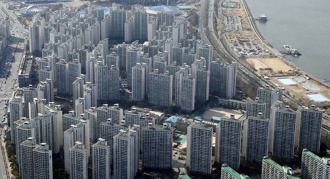 서울 도심 아파트 단지 전경. /사진제공=뉴스1