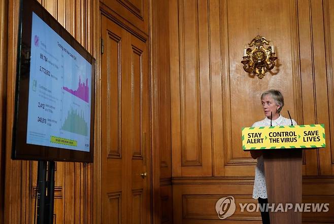 영국 정부 부(副) 최고과학보좌관인 앤절라 매클레인 교수 [AFP=연합뉴스]