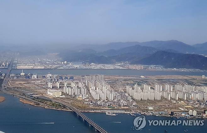 부산 강서구 명지국제신도시 [촬영 조정호]