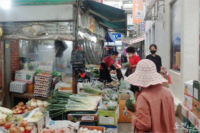 26일 경남 창원시 가음정시장. (사진=이형탁 기자)