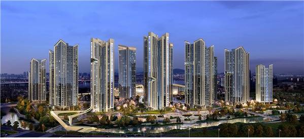 대우건설의 트릴리언트 반포 투시도./자료제공=대우건설© 뉴스1