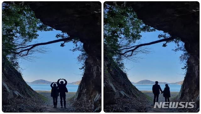 [창원=뉴시스] 거제 근포마을 동굴.(사진=경남도 제공)