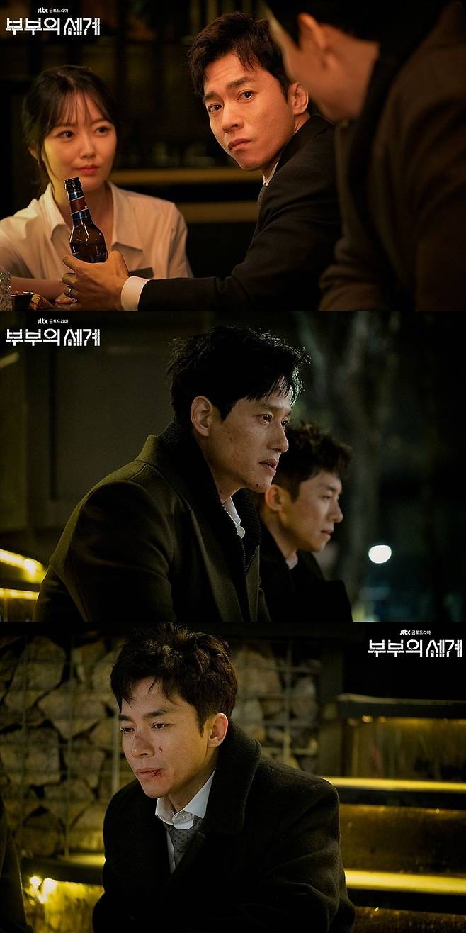 김영민은 '부부의 세계'에서 자신이 맡은 손제혁과 박해준이 맡은 이태오 중 누가 더 나쁜 놈 같냐는 질문에 '이태오'라고 답했다. (사진=JTBC 제공)