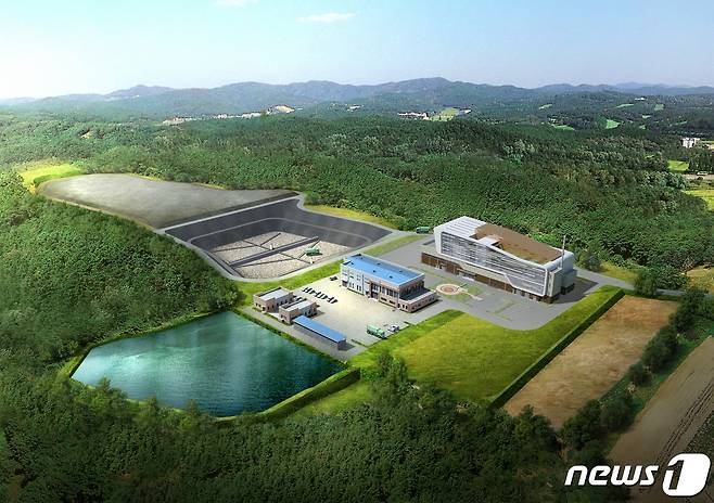 하동군이 2022년 8월 목표로 제2생활폐기물처리장을 건립한다. 처리장 조감도. © 뉴스1