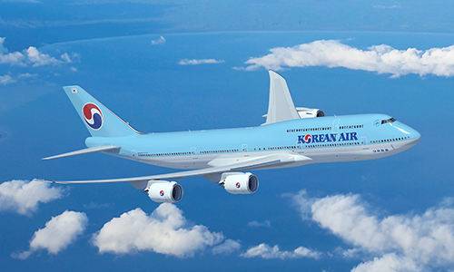 대한항공의 B747-8i 여객기. 2021년부터 공군1호기로 활동할 예정이다. 대한항공 제공
