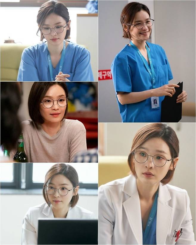 전미도는 tvN '슬기로운 의사생활' 채송화 역으로 첫 드라마 주연을 맡았다. (사진=tvN 제공)