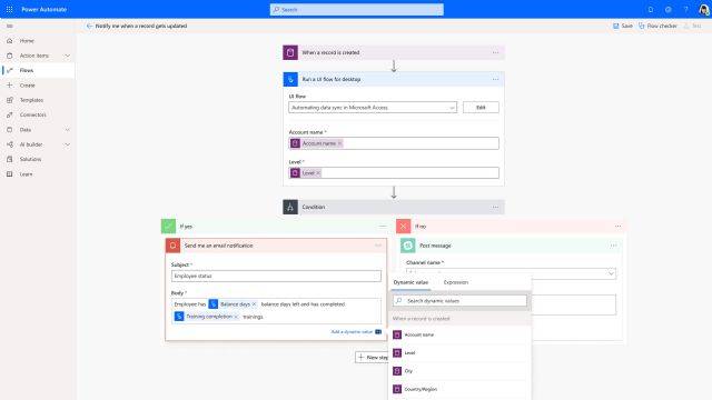 간단하게 RPA 제작할 수 있도록 지원하는 파워오토메이트