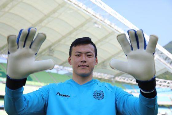 일본 콘사도레 삿포로에서 대구FC로 건너온 축구대표팀 수문장 구성윤. [사진 대구FC]