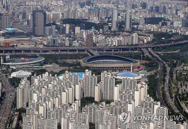 서울 송파구 아파트 단지 일대 [연합뉴스 자료사진]