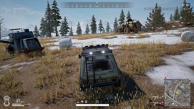 배틀그라운드도 끊김 없이 즐길 수 있다.