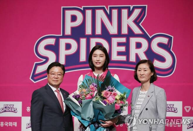 김여일 단장, 김연경, 박미희 감독. 스포츠코리아 제공