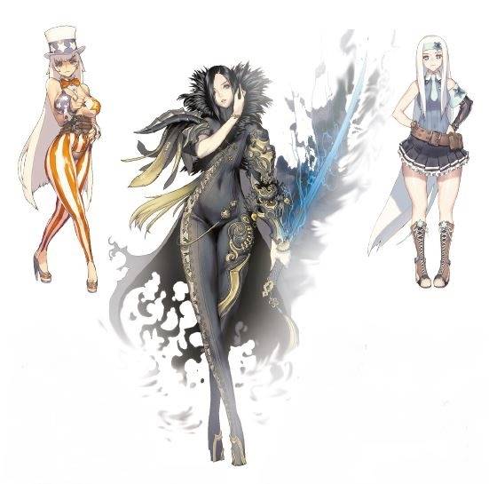 김형태 시프트업 대표의 일러스트들.