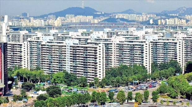 서울 송파구 잠실주공 5단지 전경. 한경DB