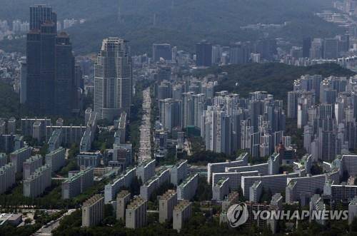 토지거래허가제 시행되는 강남-송파 일대 [연합뉴스 자료사진]