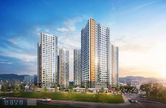 6·17대책을 적용받지 않은 '인천 부평 우미린' 조감도(자료 우미건설)