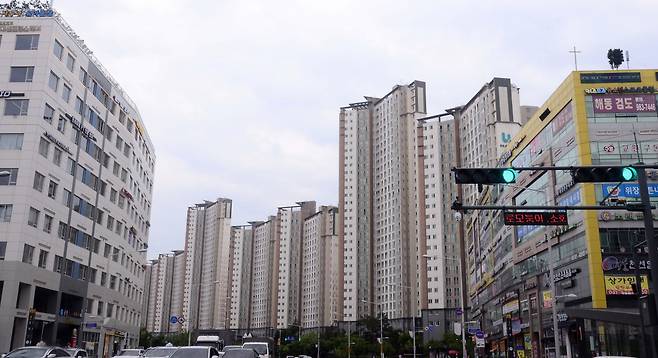 김포 한강신도시의 아파트 밀집지역 모습 [헤럴드경제DB]