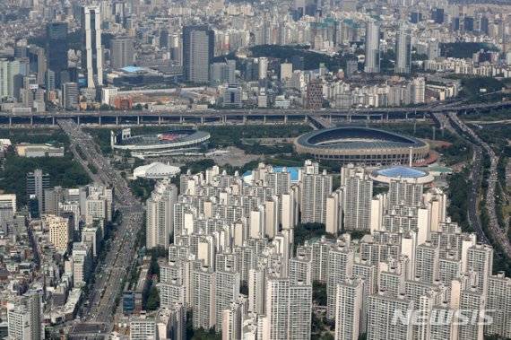 서울 강남 송파구 일대 아파트 단지 전경. 뉴시스