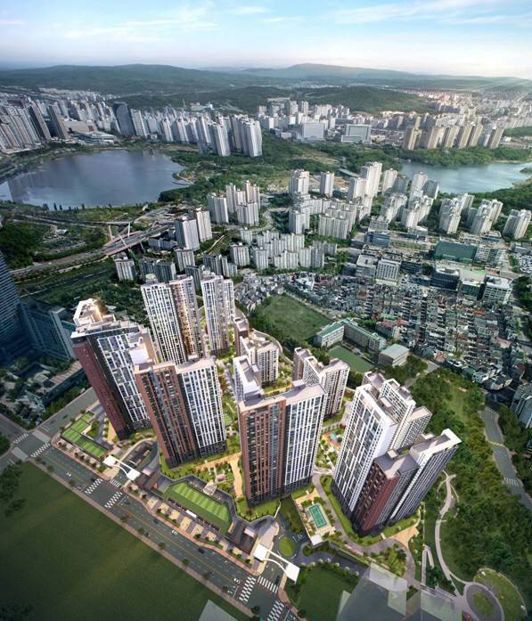 신광교 제일풍경채 광역조감도 [사진 = 제일건설]