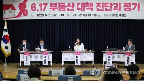 지난 25일 국회에서 열린 6·17 부동산대책 토론회 [연합뉴스 자료사진]