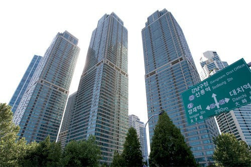 서울 강남구 도곡동 타워팰리스 전경. [헤럴드경제DB]