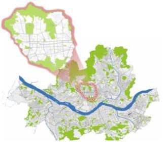 서울시 녹색교통지역(한양도성 내부) 지도 (사진=서울시 제공, 연합뉴스)
