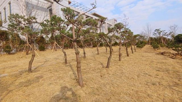 전북 전주 ‘에덴의 정원’에 조성된 수목장 시설.