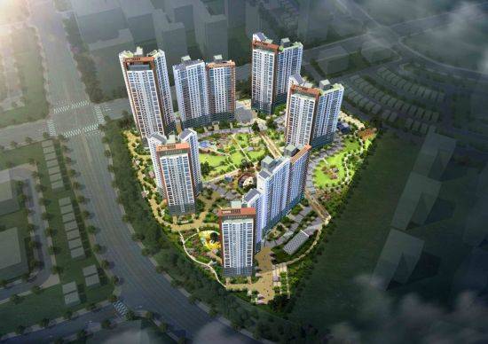 경기 평택시 고덕국제신도시 A43블록 '호반써밋 고덕신도시 2차' 조감도 (제공=호반건설)