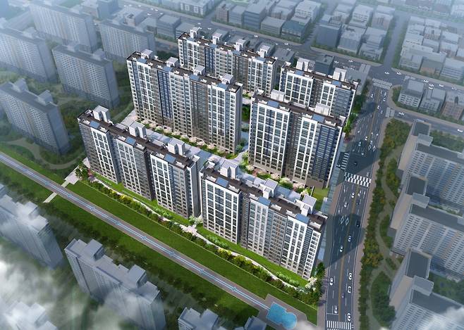 대구 안심 2차 시티프라디움 조감도. /사진=시티건설