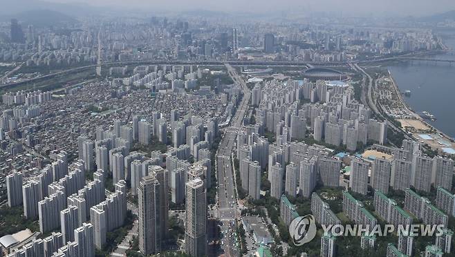 서울 송파구 잠실 일대 아파트 단지 모습 [연합뉴스 자료사진]