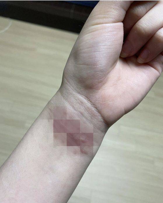 권민아가 3일 SNS에 남긴 사진.