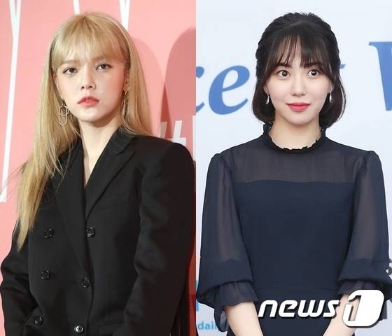 지민(왼쪽)과 권민아 © 뉴스1