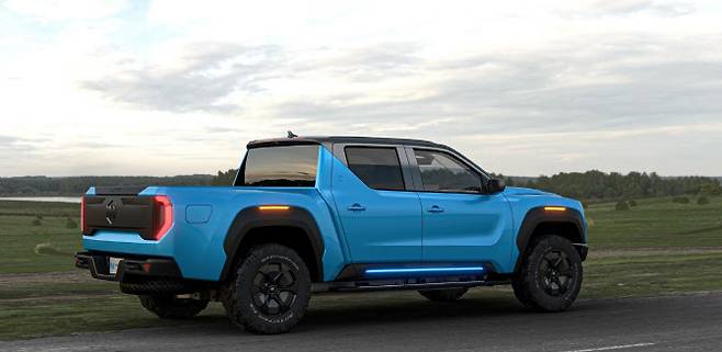 픽업트럭 배저 이미지(사진=트레버 밀턴 SNS)